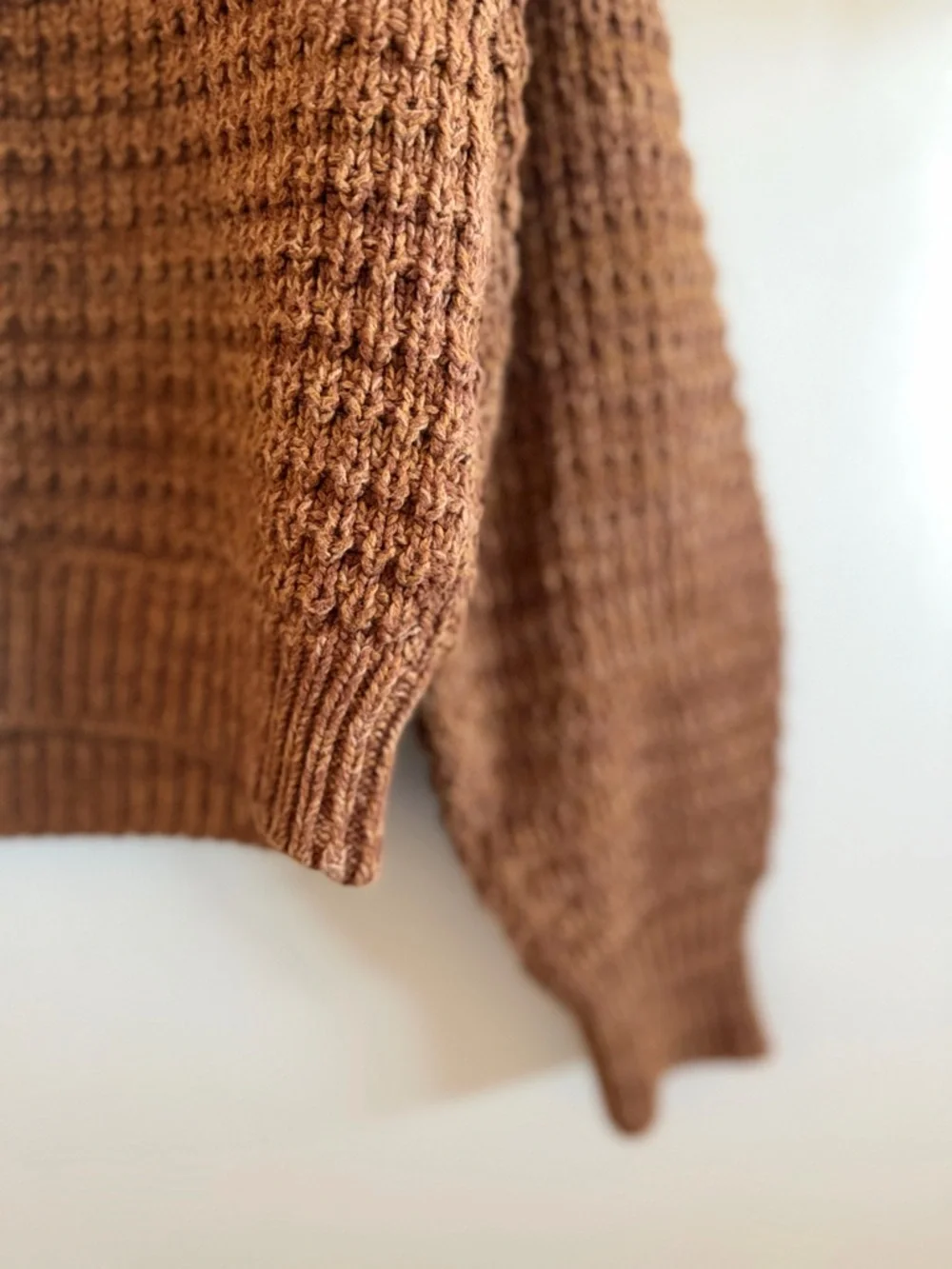Universal Thread Chunky Crewneck Sweater - Camel Brown - Picture 4 of 9